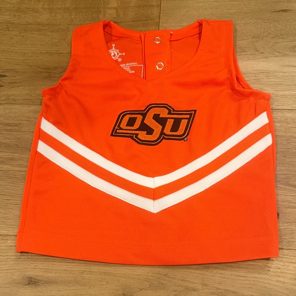 Oklahoma state cheer top